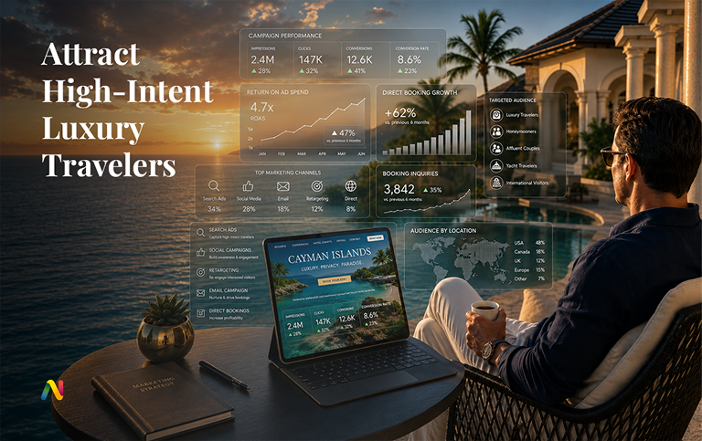 Digital Marketing Strategies to Attract Luxury Travelers to the Cayman Islands